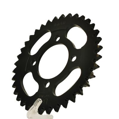 China High quality material 1045 steel rear and motorcycle front sprocket and chain for sale