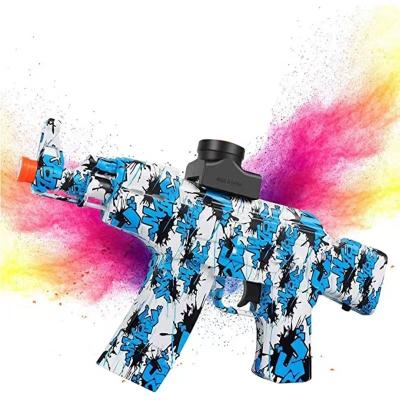 China Eco-friendly Material Full Automatic Graffiti Toy Splatter Ball Gun Electric MP5/M4/AKM/Outdoor For Adults And Children Splat Gun Shooting Team Game for sale