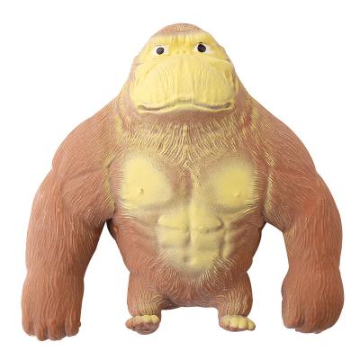 China 2022 New Creative Gorilla Squeeze Decompression Toy Ball Moving Person Soft Toy For Adults And Children for sale