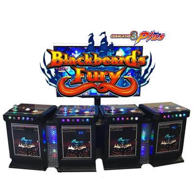 China 4 Inch Deluxe 55 Player Fish Game Arcade Cabinet Ocean King 3 Plus Blackbeard's Fury for sale