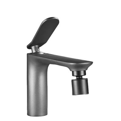 China Other Washbasin faucet Domestic hot and cold washbasin Toilet washstand Bathroom dual mode faucet Gun ash for sale