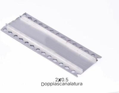 China Hospital Anti cracking single groove with hole Specification: 2cm * 0.5 single slot Aluminum alloy groove for sale