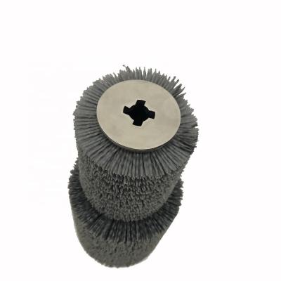 China Grinding Abrasive Nylon Wheel Brush Roller For Wood Metal Polishing for sale