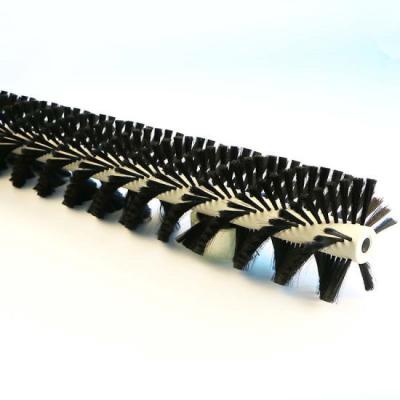 Chine Brosse à gommer cylindrique à rouleaux rotatifs personnalisée pour le nettoyage des convoyeurs à vendre