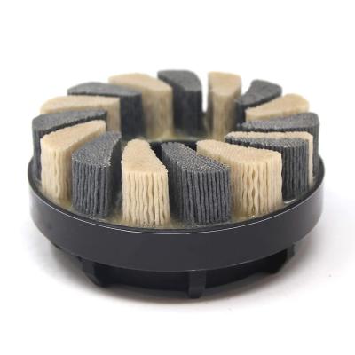 China OEM Abrasive Metal Sanding Brush Wire Brush For Sanding Wood Nylon for sale