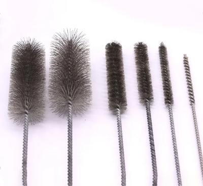 China Brush de tubos de alambre de grado industrial 8mm / 10mm / 12mm / 15mm / 17mm / 19mm 4 pulgadas en venta