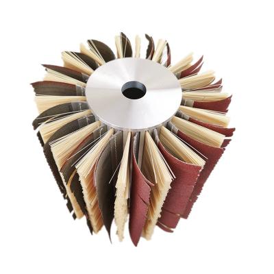 China Wheel Sander Sandpaper Brush Roller Wood Polishing Sisal Brush Strip for sale