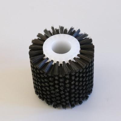 China Customized Nylon Brush Wire 0.05mm-2.0mm Brush Roller For Shaft Wall Guide Elevator Brush Roller for sale