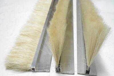 China Industrial Customized Aluminium Alloy Brush Strip Wool Strip Brush Sealing Brush for sale