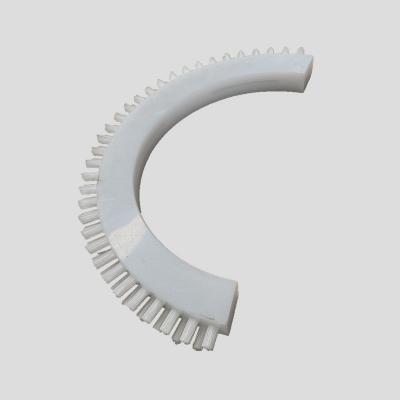 China Customized Industrial For Sewage Products Nylon Half Round Semicircle Brush for sale