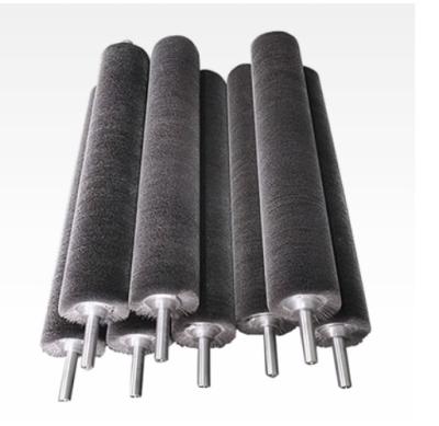 China Stainless Steel Wire Wound Brush Wire Roller For Machine Metal De-Rust for sale