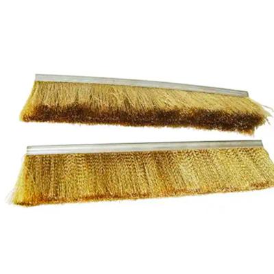 China Conductive Corrosion-Resistant Brass Strip Brush for sale