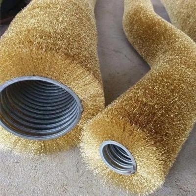 China Customized Copper Wire Spring Brush Outside Wound Brush for cleaning for sale