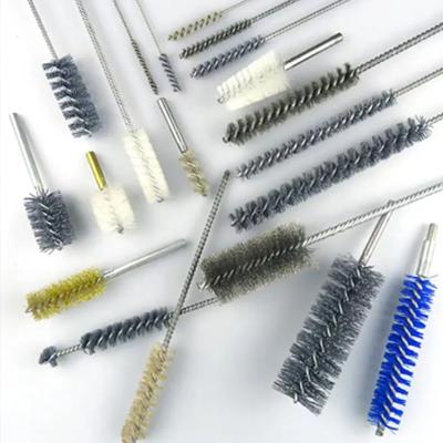 China Nylon Stainless Steel Wire Tube Internal Cleaning Brush for sale