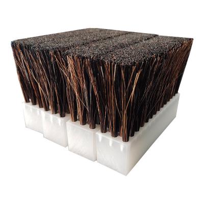 China Industrial Horse Hair Cleaning Dust Plate Brush Strip Pp Brush For Cleaning for sale