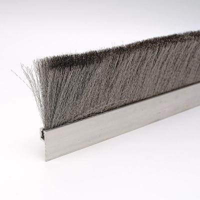 China Custom Stainless Steel Wire /Copper Wire Strip Brush For Industrial Polishing for sale