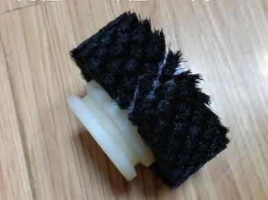 China Nylon Brush Wheel Press Paper Roller Brush For Press Paper Machine for sale