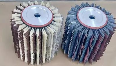 China Sandpaper Sisal Polishing Roller Brush Sanding Brush For Wood Surface Polishing for sale