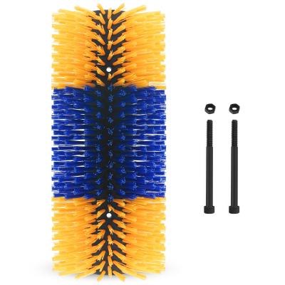 China OEM Customizable Industrial Cattle Cleaning Nylon Bristles Cow Massage Brush  Livestock Scratching Brush for sale