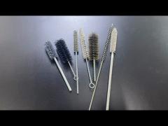 Custom pipe brush for cleaning and polishing