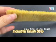 custom galvanized iron base sisal strip brush for wood polishing