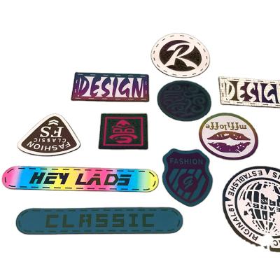 China High Quality Viable Factory Custom 3D OEM Sewing PVC Label Patch Logo Embossed Tag For Clothing Bags Shoes for sale