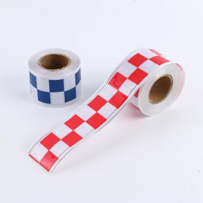 China Hot Selling Adhesive PVC Dot Reflective Car Tape Jumbo Rolls Safety Truck or Car or Barrier or Lane Car Retro Arrow High Viscosity Sticker Tape for sale