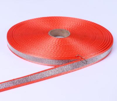 China Wholesale 2 Inches Viable 50mm Width Reflective Webbing 20mm Nylon Reflective Webbing For Clothing for sale