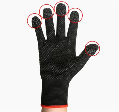 China Silver Sensitive Touch Screen Gloves Professional Fiber Phone Gaming Gloves Gaming Gloves Mobile Phone Gloves for sale