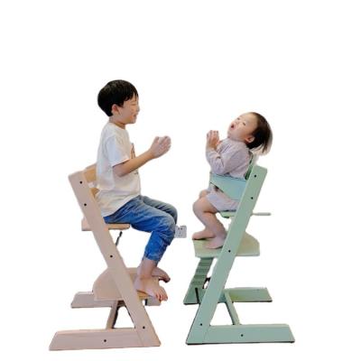 China Safety Comfortable Baby Dining Chair Beech Tripp Trap Growth Chair Children Dining Chair Package Mail TT Learning Chair for sale