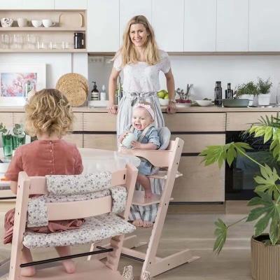 China Safety Comfortable Baby Dining Chair Multifunctional Natural Ergonomic Modern Baby Chair Kids Beech Wood Feeding Arbiter Chairs For Dining for sale