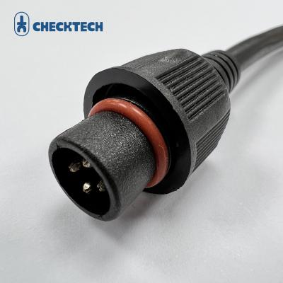 China IP67 M15 4 Pin Vinton Waterproof O Ring Waterproof Cable For Industrial Control System for sale