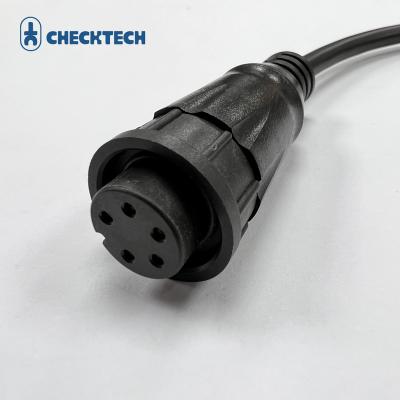 China Size 5 Pin IP67 Waterproof Quick Assembly C Male Female IP67 Cable for sale