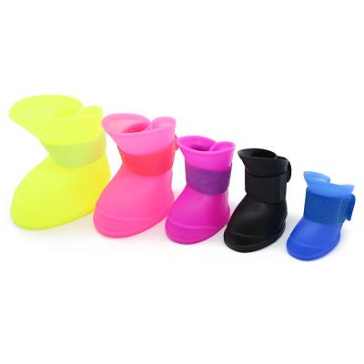 China High Quality Viable Eco-friendly Pet Shoes Waterproof Pet Rain Shoes For Puppies Para perro for sale