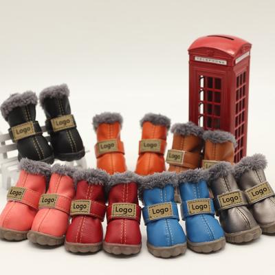 China Fashion Viable Luxury Pet Shoes Winter Dog Snow Boots for Puppies Para perro for sale