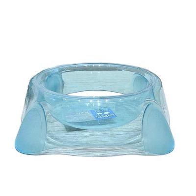 China Sustainable Eco Friendly Cats Feeder Pet Plastic Bowl For Kitten Cats Puppies for sale