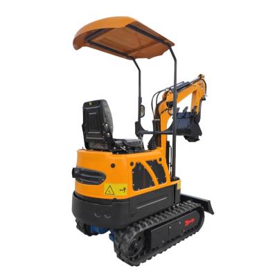 China Hotels 1 Ton Mini Crawler Excavator With Rubber Track for sale