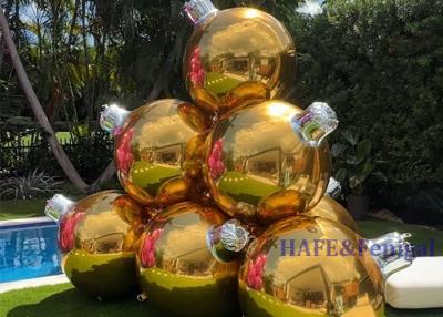 China Indoor Outdoor Inflatable Christmas Ornaments Mirror Ball Balloons For Festival Activities for sale