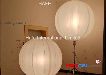 China Led Event Lighting Balloon With 2x1000W Halogen For Inflatable Event Decor for sale