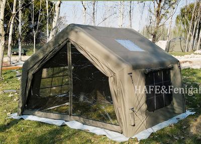 China Militar verde 9m2 car tail inflatable tienda de campaña 3-5 personas impermeable a la lluvia totalmente automático módulo de campamento tienda de campaña en venta