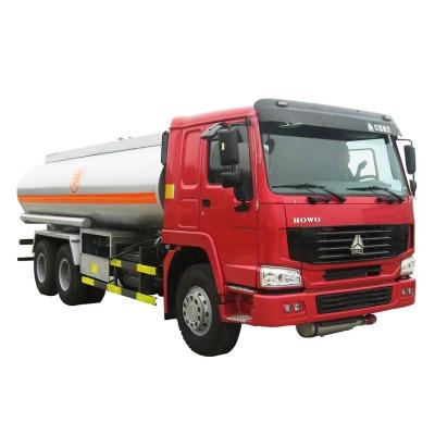 China SINOTRUK HOWO 6x4 Oil Tank Transport Fuel Tanker Truck 20000liters Capacity Dimension For Sale 21 - 30T for sale