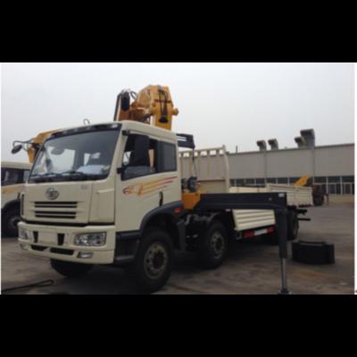 China TRUCK CRANE Wholesale Price 10 Ton Mobile Truck Loading Crane with Folding Boom for sale