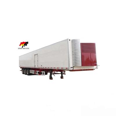 China Truck Trailer Used Tri Axle Refrigerated Semi Trailer With Tractor for sale