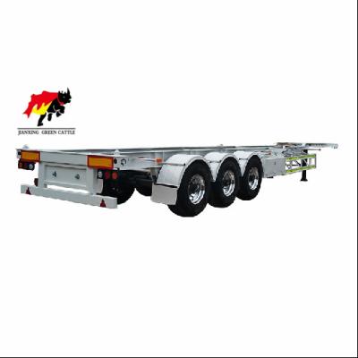 China Truck Trailer/Skeleton Cargo Dock Container Transport Grain/Skeletal Semi Trailer for sale