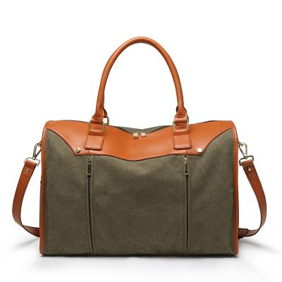 China 2022 New Waterproof Canvas Bags For Lady Travel Tote Handbag Large Capacity Shoulder Designer Handbag for sale