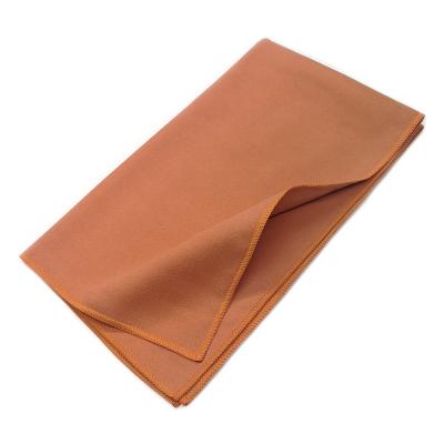 China Sustainable Custom Colored Suede Screen Cleaning Towel for sale