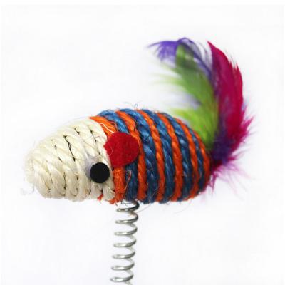 China Factory Price Viable High Quality Cat Interactive Toy With Doll Fish Pet Toy for sale