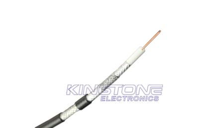 China CATV CCTV Quad Shield Flexible RG6 Coaxial Cable Foamed PE 3GHz for sale