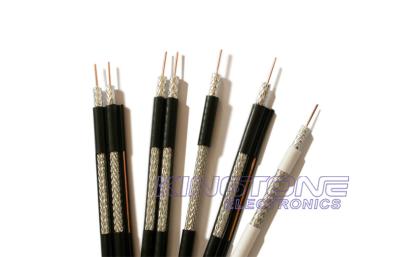 China FEP Insulation Plenum RG6 3GHZ Coaxial Cable Quad - Shield with CMP PVC for sale