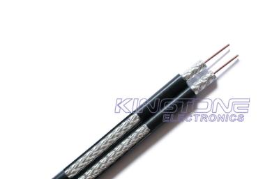 China Plenum Coaxial Cable RG11 14 AWG CCS 60% AL Braiding with CMP Rated PVC 75 Ohm for sale